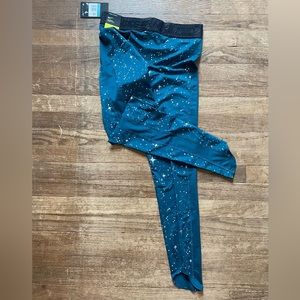 Nike Pro, Green Stars/Sparkling Dri-Fit Tights